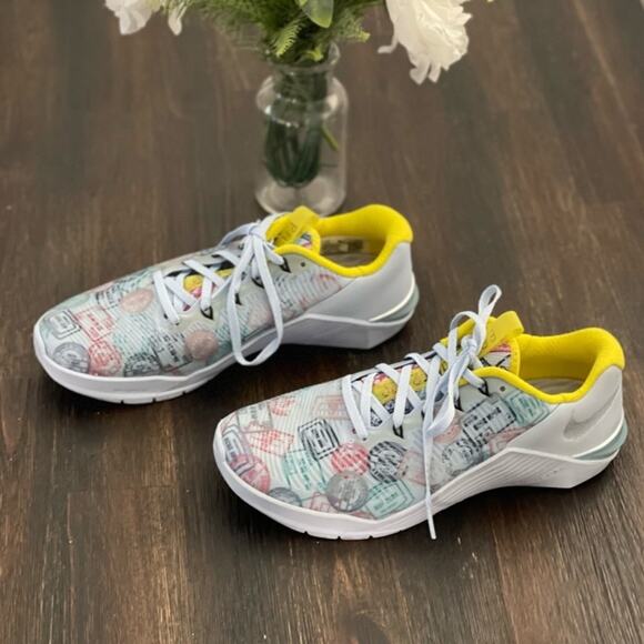 Nike Multicolor Athletic Shoes with Yellow Accents - Picture 2 of 10
